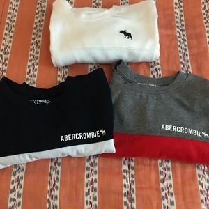 Abercrombie 3 boys short sleeve shirts